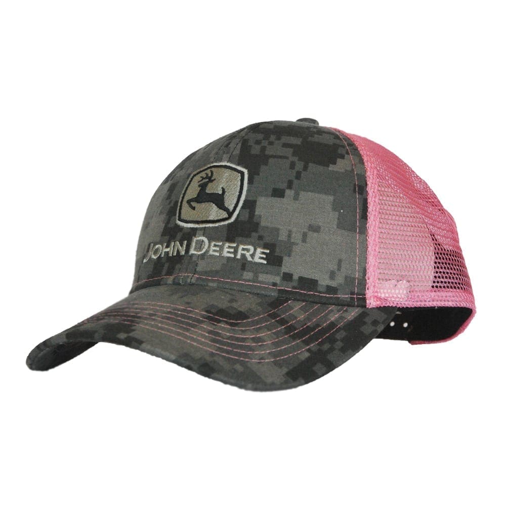 black digital camo hat