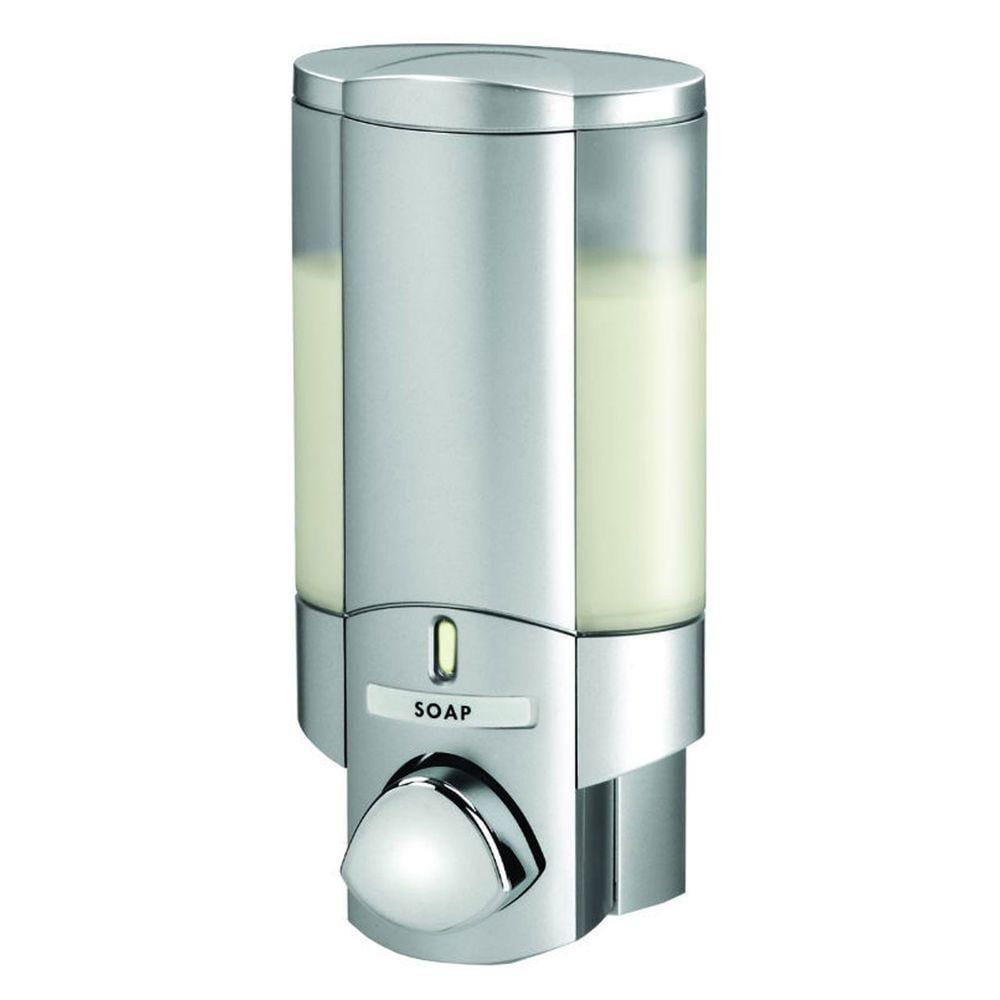 Aviva - Soap dispenser satin silver - Drummond & Etheridge